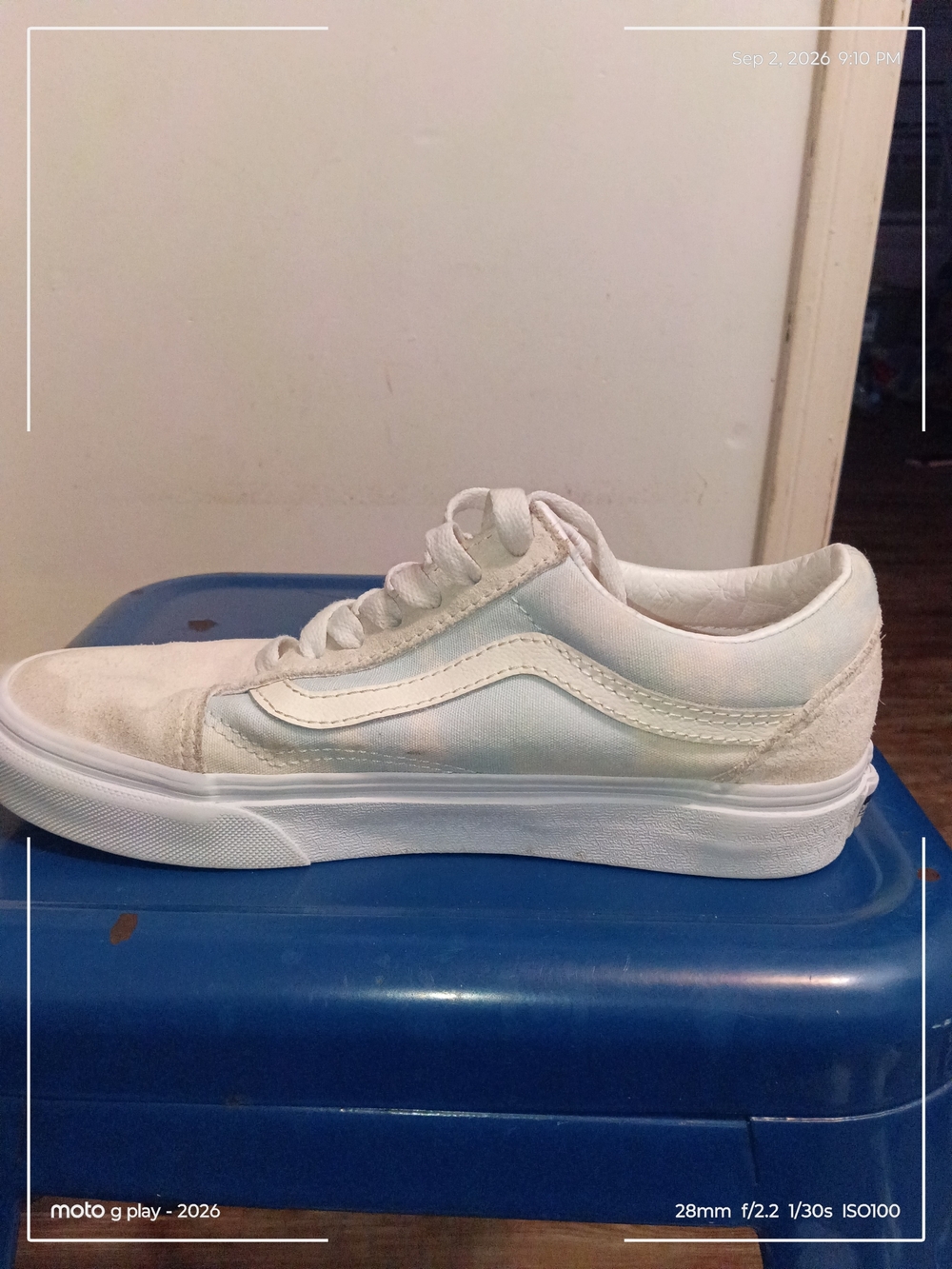 Men's Low-Top Canvas Skate Sneaker in White